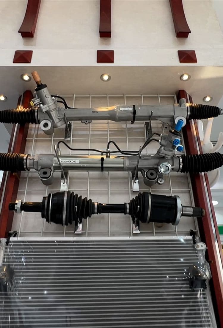 Speedway auto spare parts on display